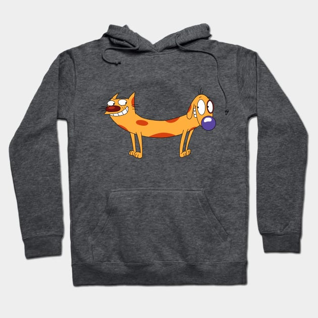 Catdog // Catdog Hoodie by amandawagner